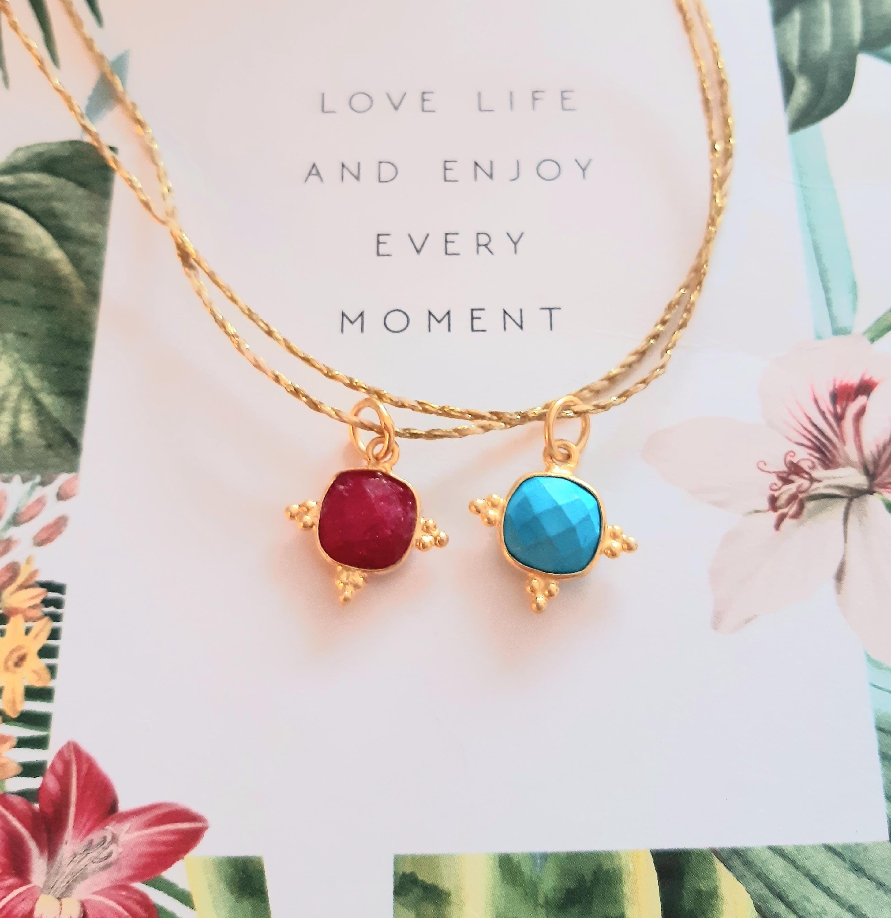 Collier BOMA En Pierres Précieuses - Neuf Sans Emballage - Bijou élégant