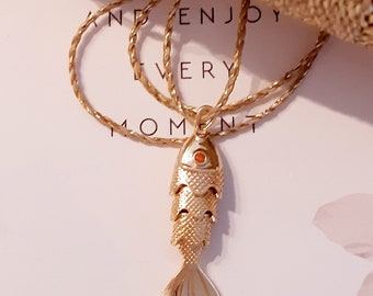 Lucky Koi fish pendant..symbol of strength, perseverance, courage, bravery, love..Japanese lucky charm..fine,precious..gold plated