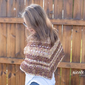 Crochet Pattern PDF Download | Triangle Wrap Pattern, Scarf Pattern, Crochet Shawl, Spiced Up Shawl