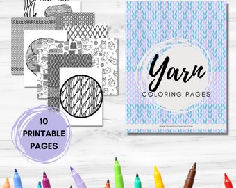 Download Coloring Book Yarns Etsy