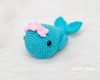 Descargar patrón de crochet en PDF / Patrón de crochet de ballena, ballena amigurumi