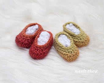 Crochet Pattern PDF Download | Baby Booties Crochet Pattern, Beginner Crochet Pattern, Clara Newborn Booties
