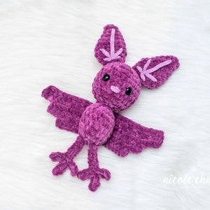 Häkelanleitung PDF | Fledermaus Amigurumi, Fledermaus Häkelanleitung, Halloween häkeln, häkeln für Halloween, Spooky