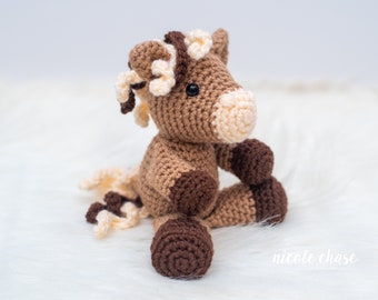 Crochet Pattern PDF Download | Horse Crochet Pattern, Amigurumi Horse