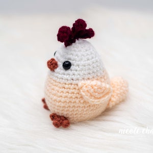 Häkelanleitung PDF | Huhn Häkelanleitung, Amigurumi Huhn, Vogel