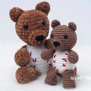 Crochet Pattern PDF Download | Baseball Teddy Bear Crochet Pattern, Amigurumi Baseball, Bear Amigurumi