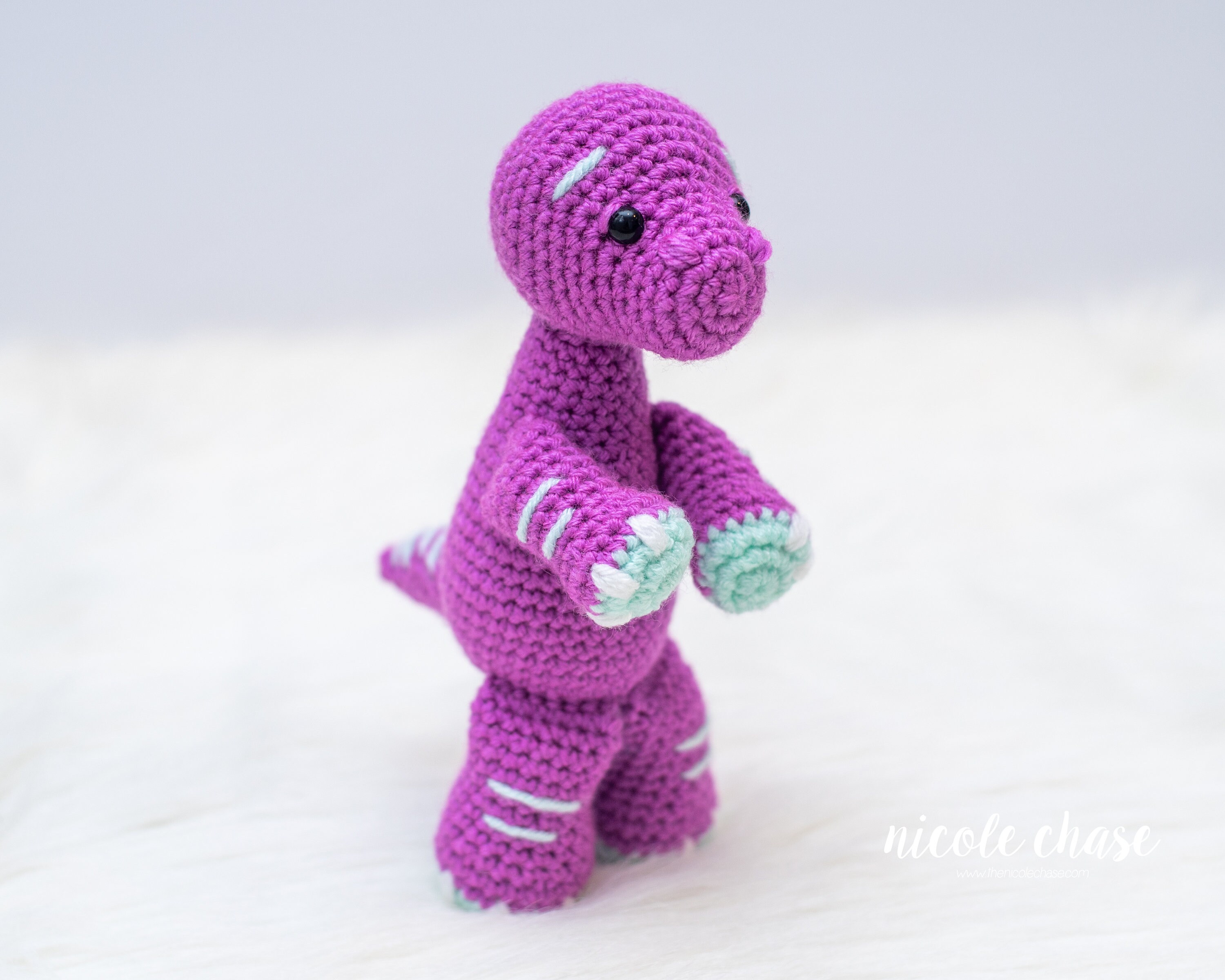 Crochet Pattern PDF Download Small Dinosaur Crochet Pattern Etsy