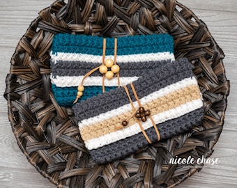 Crochet Pattern PDF Download | Crochet Clutch, Evening Bag, Wallet, Seek Adventure Clutch