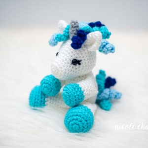 Crochet Pattern PDF Download | Unicorn Crochet Pattern Toy, Crochet Unicorn Pattern, Unicorn Amigurumi, Baby Unicorn Crochet Pattern