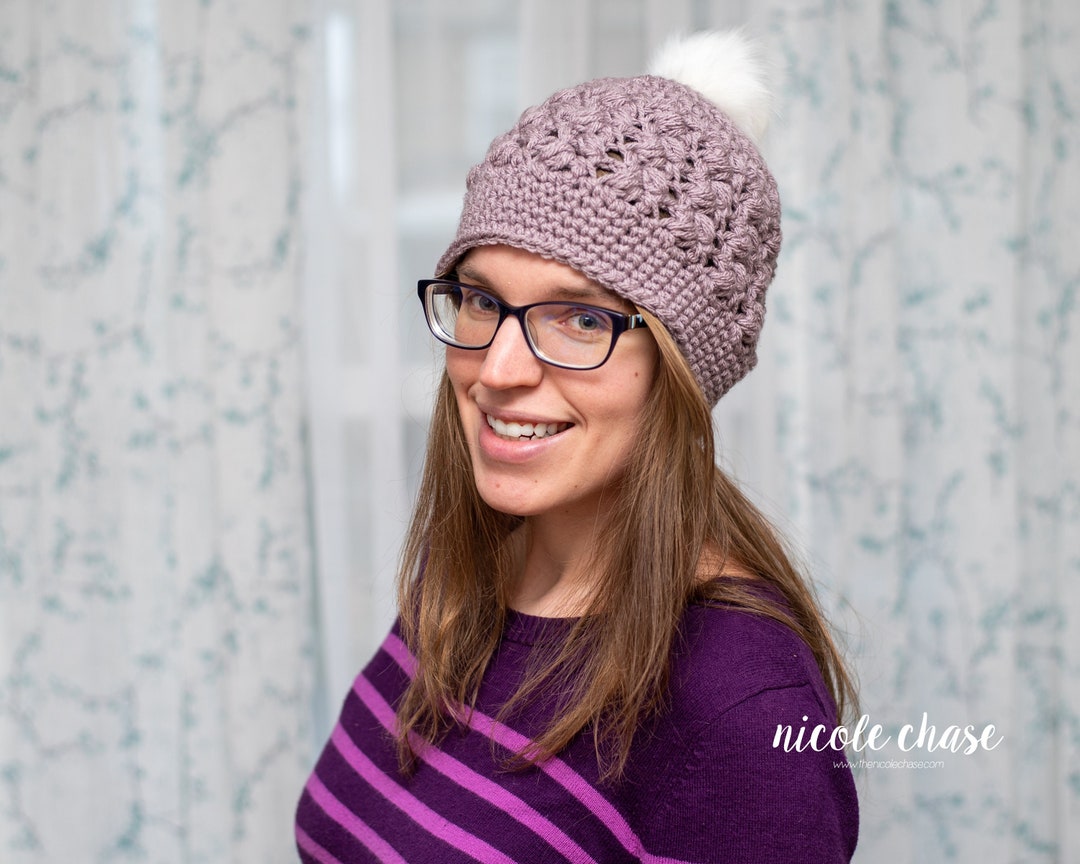 Crochet Pattern PDF Download | Textured Crochet Hat Pattern, Crochet ...