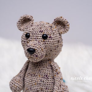 Crochet Pattern PDF Download Teddy Bear Crochet Pattern, Bear Amigurumi Crochet Pattern, Nearly No Sew Amigurumi, Easy Crochet Pattern image 3