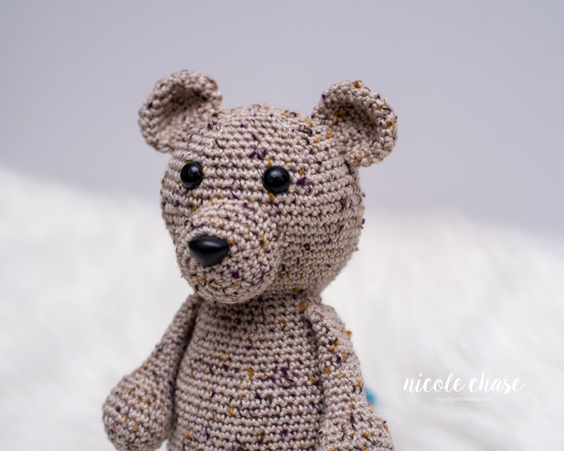 Crochet Pattern PDF Download Teddy Bear Crochet Pattern, Bear Amigurumi Crochet Pattern, Nearly No Sew Amigurumi, Easy Crochet Pattern image 3