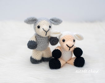 Crochet Pattern PDF Download | Sheep Crochet Pattern, Small Sheep Crochet Pattern, Farm Animal, Sheep Amigurumi, Lamb, Sherman the Sheep