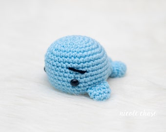 Crochet Pattern PDF Download | Small Whale Crochet Pattern, Mini Whale Amigurumi, Under the Sea Crochet Pattern