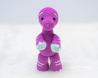 Crochet Pattern PDF Download | Small Dinosaur Crochet Pattern, Crochet Dinosaur Pattern, Dinosaur Amigurumi, Mini Andy the Apatosaurus