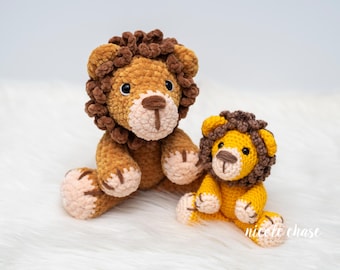 Crochet Pattern PDF Download | Lion Crochet Pattern, Crochet Lion Pattern, Amigurumi Lion