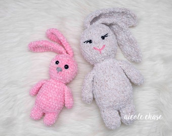 Crochet Pattern PDF Download | Bunny Crochet Pattern, No Sew Bunny Amigurumi, No Sew Amigurumi Bunny