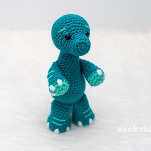Crochet Pattern PDF Download | Small Dinosaur Crochet Pattern, Crochet Dinosaur Pattern, Dinosaur Amigurumi, Mini Andy the Apatosaurus