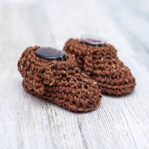 Crochet Pattern PDF Download | Baby Boots, Moccasins, Baby Booties Crochet Pattern, Beginner Crochet Pattern