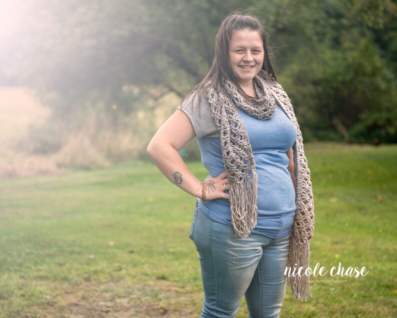 Crochet Pattern PDF Download | Lace Scarf Crochet Pattern, Crochet ...