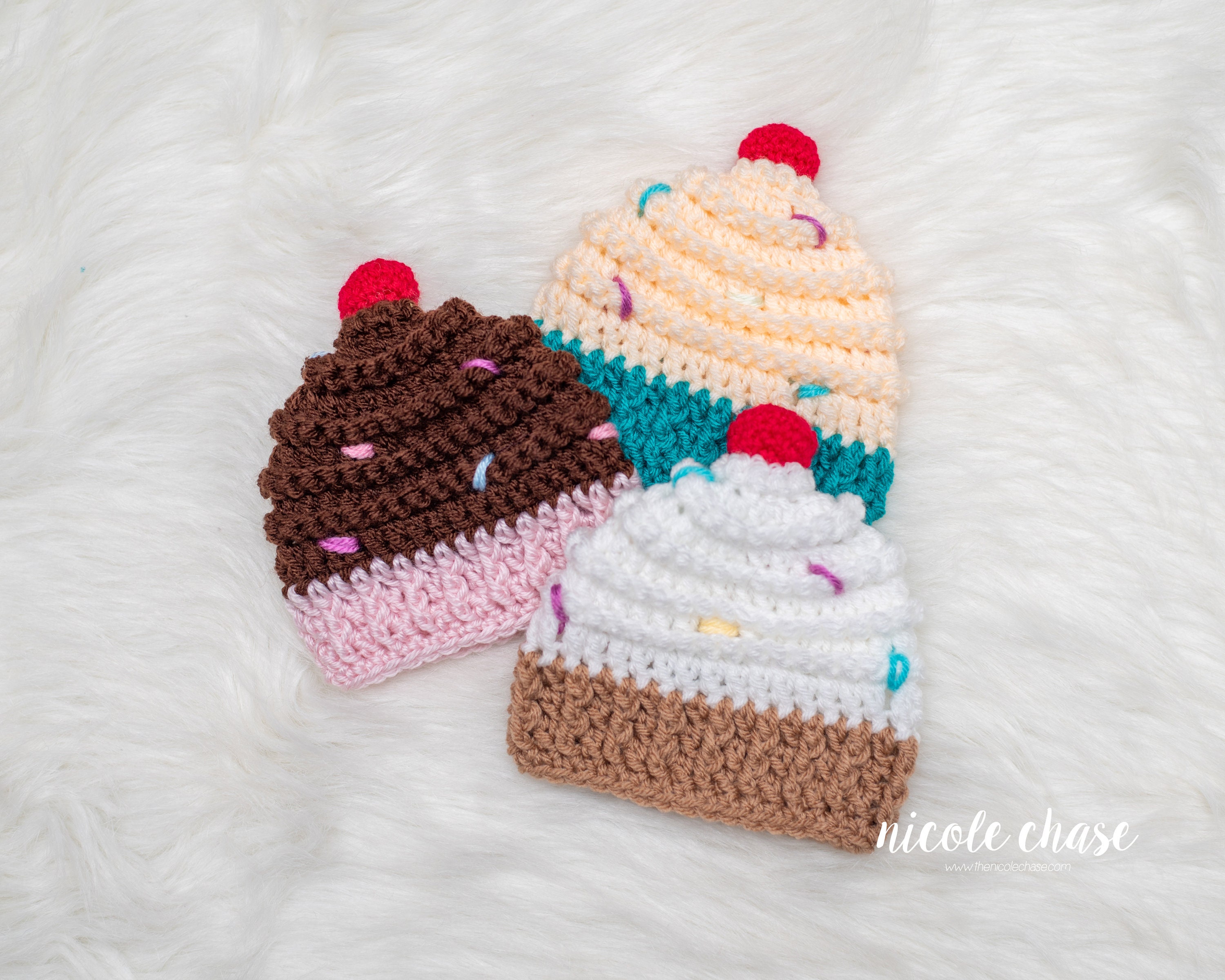 Crochet Pattern PDF Download Baby Cupcake Hat Pattern Etsy