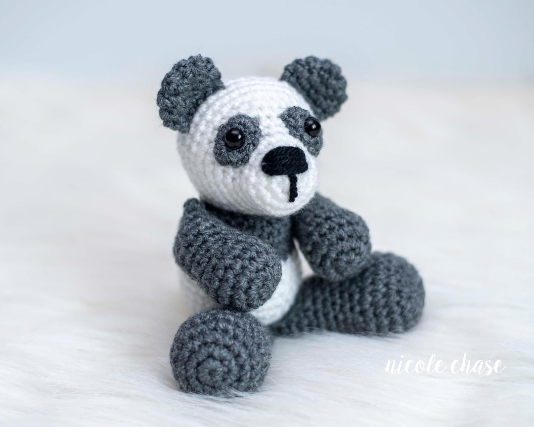 Crochet Pattern PDF Download | Panda Crochet Pattern, Amigurumi Panda