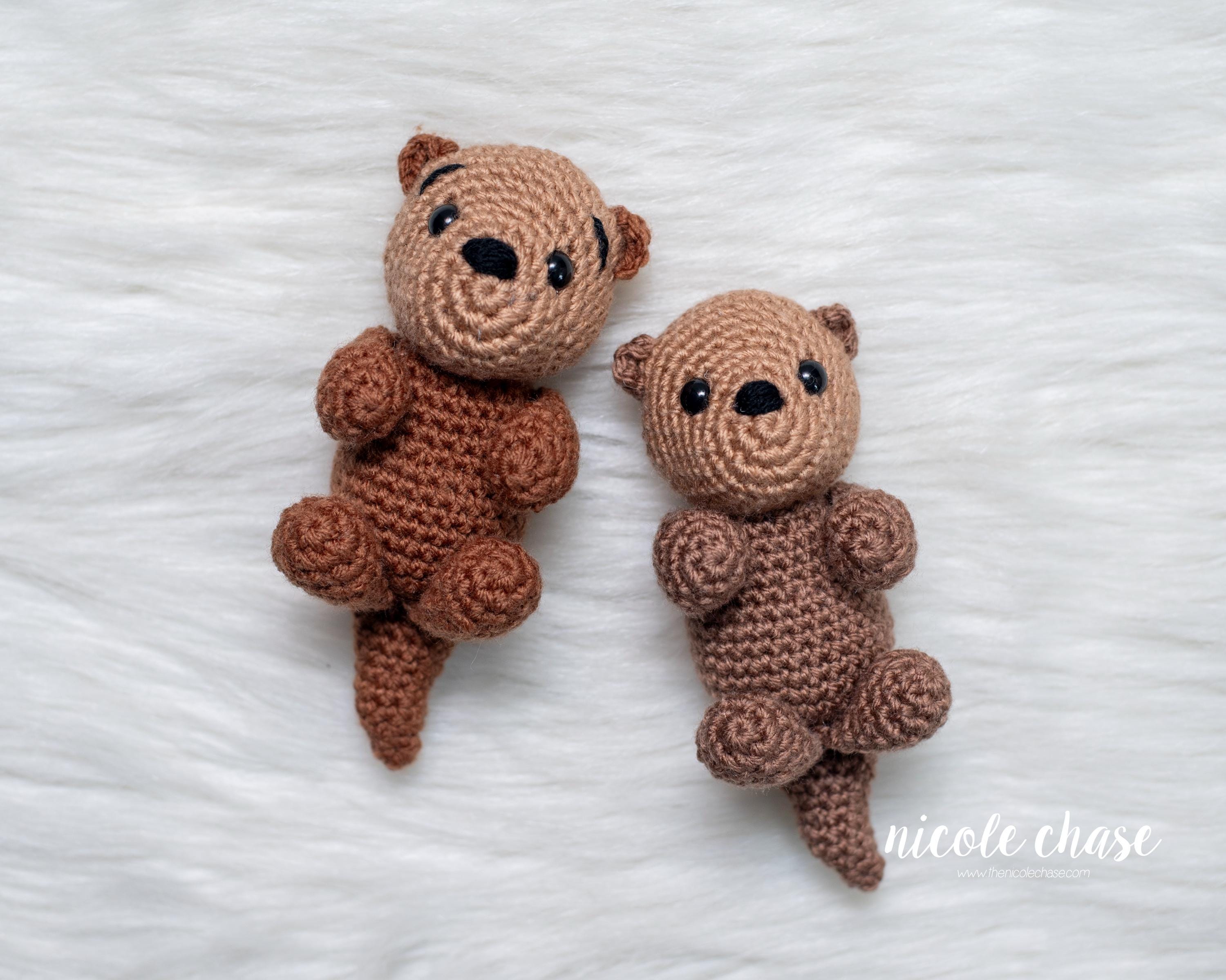 30 Otter Crochet Patterns for Cute Gifts, Nursery Decor, and Pocket-Sized Amigurumi 30 Ollie the Sea Otter Crochet Pattern