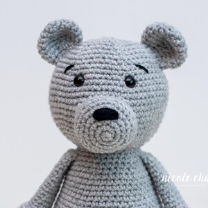 Crochet Pattern PDF Download | Teddy Bear Crochet Pattern, Bear Amigurumi Crochet Pattern, Nearly No Sew Amigurumi, Easy Crochet Pattern image 2