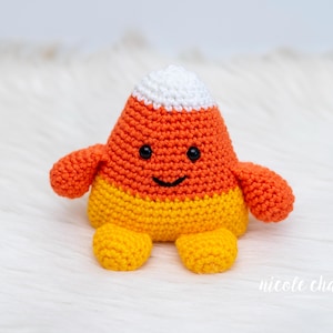 Crochet Pattern PDF Download | Candy Corn Crochet Pattern for Halloween