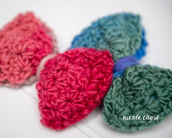 Crochet Pattern PDF Download | Crochet Hair Bow Pattern, Bow for Girls, Girls Accessories, Sweet Stars Hair Bow