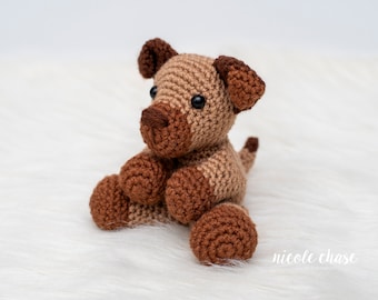 Crochet Pattern PDF Download | Puppy Crochet Pattern, Amigurumi Puppy, Crochet Puppy