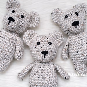 Crochet Pattern PDF Download | Bear Crochet Pattern, Teddy Bear Nearly No Sew Amigurumi, Blanket Yarn