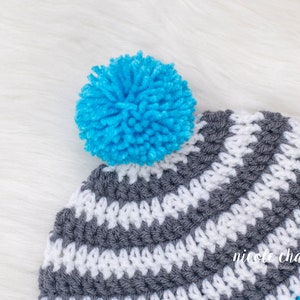 Crochet Pattern PDF Download Earflap Hat Pattern, Crochet Hat Pattern for Boys, for Toddlers, for Kids image 4