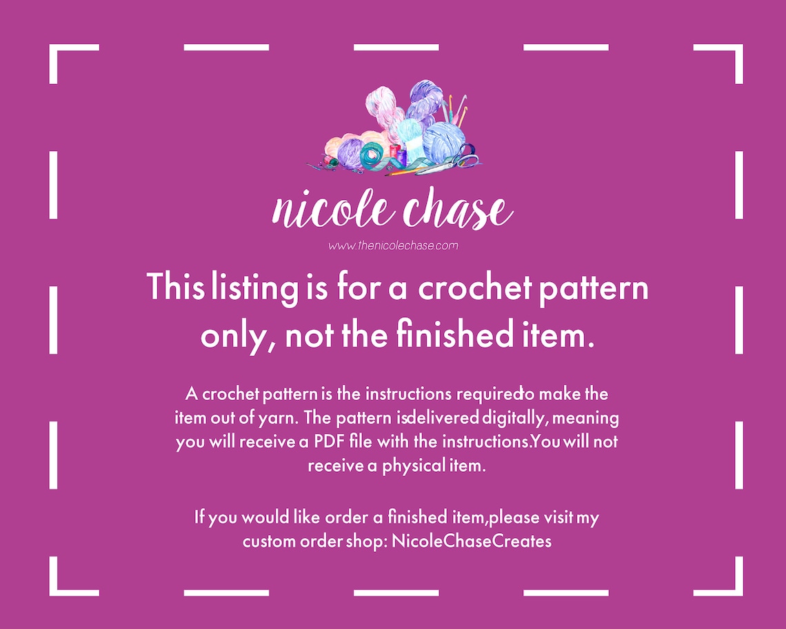 Crochet Pattern PDF Download Dinosaur Crochet Pattern - Etsy