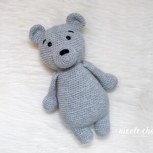 Crochet Pattern PDF Download | Teddy Bear Crochet Pattern, Bear Amigurumi Crochet Pattern, Nearly No Sew Amigurumi, Easy Crochet Pattern image 3