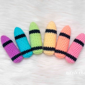 Patrón de Ganchillo Descargar PDF / Patrón de Ganchillo Crayones Pequeños, Patrón de Ganchillo Crayones, Amigurumi Crayones, Amigurumi Regreso a Clases
