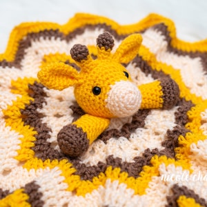 Crochet Pattern PDF Download | Giraffe Lovey Crochet Pattern, Amigurumi Giraffe Lovey, Crochet Giraffe