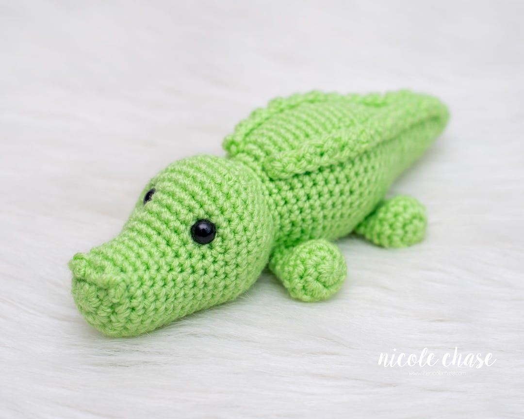 Crochet Pattern PDF Download | Alligator Crochet Pattern, Alligator ...