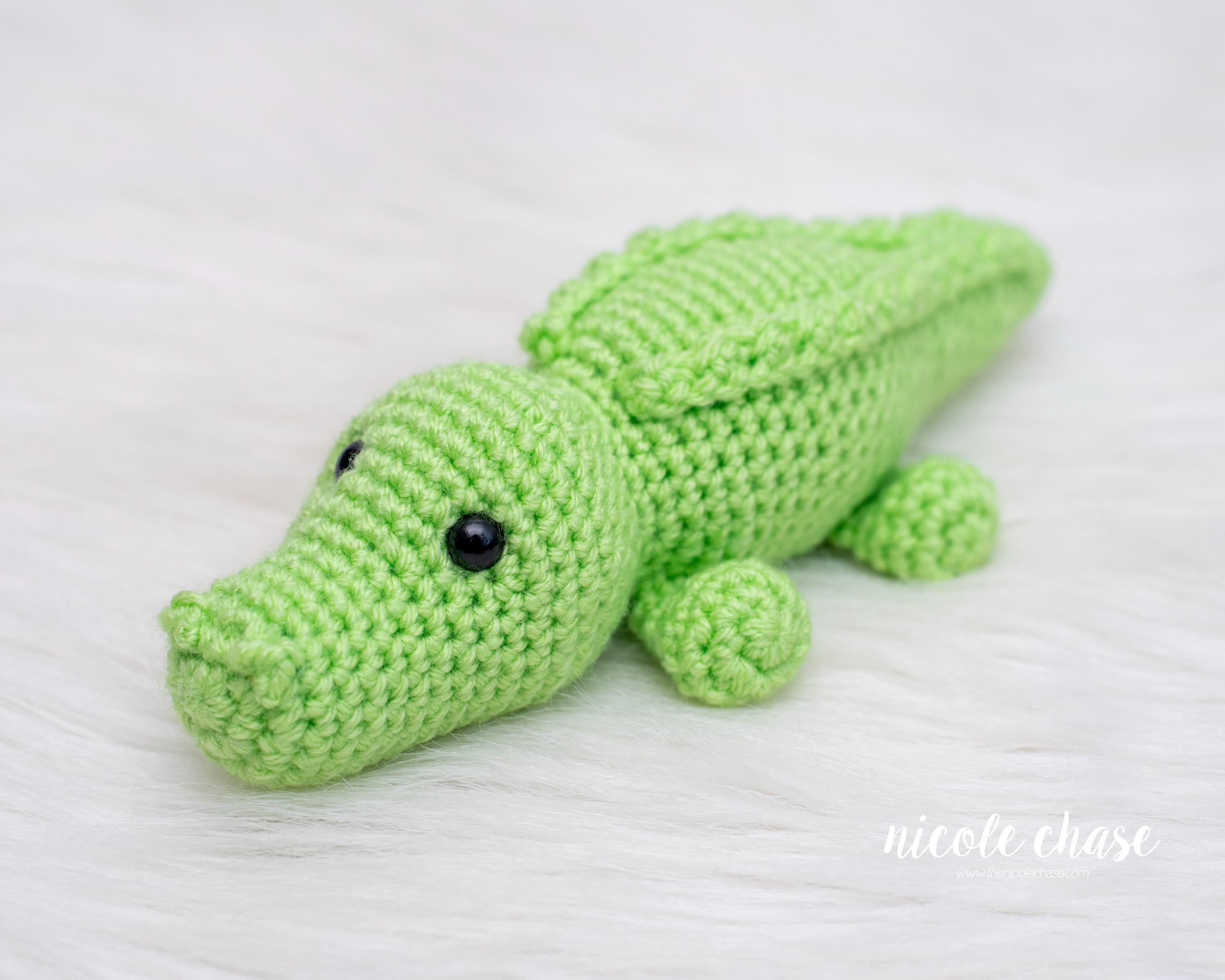 30 Alligator Crochet Patterns for Handmade Gifts, Nursery Decor, and Playful Amigurumi 22 Alan the One-Piece Alligator Pattern