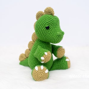 Crochet Pattern PDF Download | Dinosaur Crochet Pattern, Tarbosaurus, Crochet Dinosaur Pattern, Dinosaur Amigurumi, Toby the Tarbosaurus