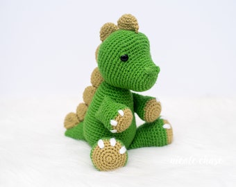 Crochet Pattern PDF Download | Dinosaur Crochet Pattern, Tarbosaurus, Crochet Dinosaur, Dinosaur Amigurumi, Toby the Tarbosaurus
