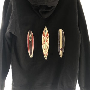 Surf Hoodie, Surf Sweatshirt, Unisex Sweatshirt, Adult, Surfboard, Surf Art, Sweatshirt