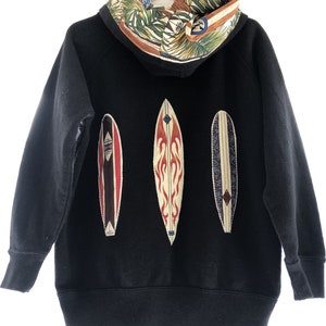Surf Hoodie, Surf Sweatshirt, Unisex Sweatshirt, Child Clothing, Surfboard, Surf Art, Sweatshirt