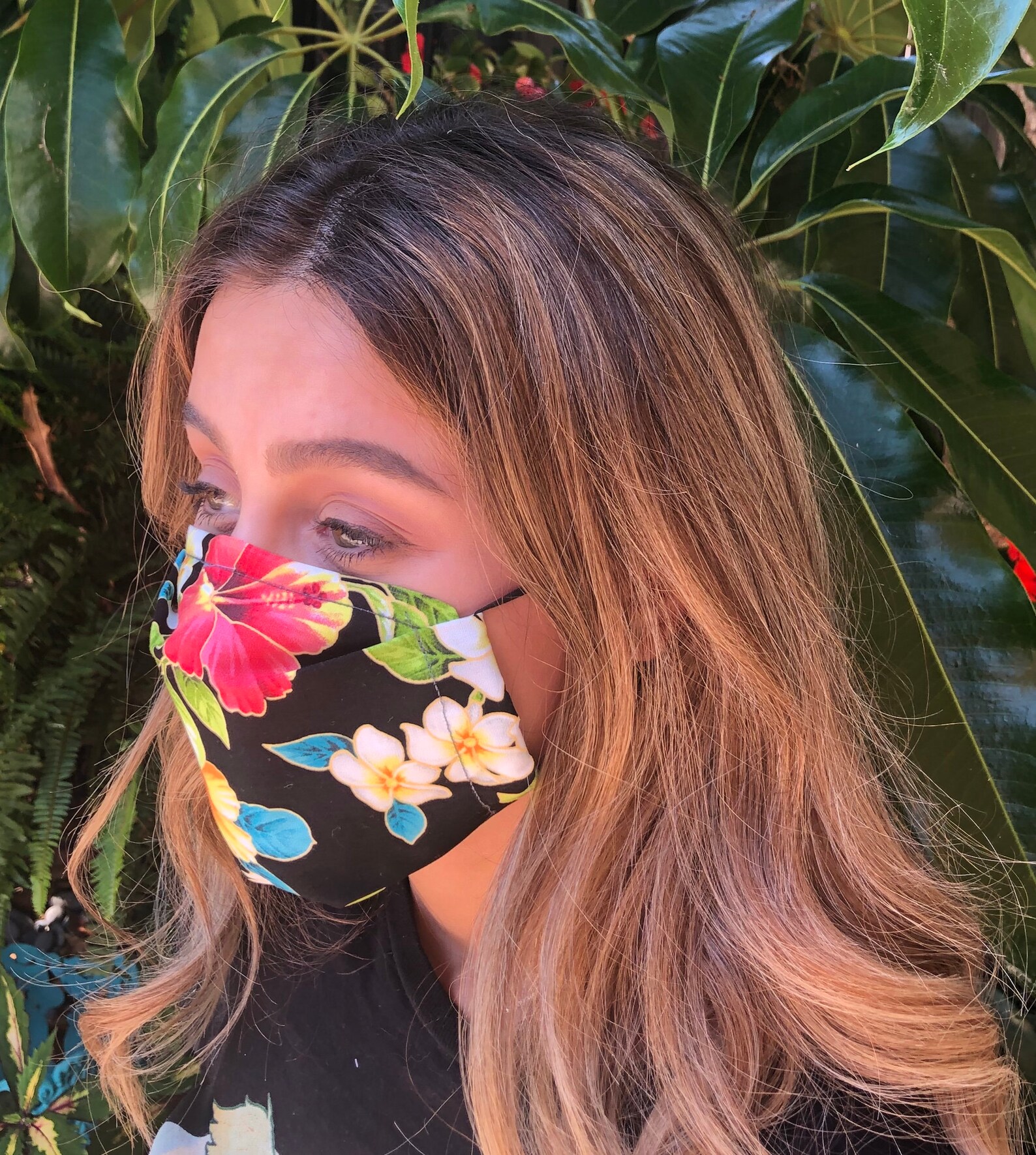 Tropical/Hawaiian Washable Face Mask Face Mask with Filter Etsy