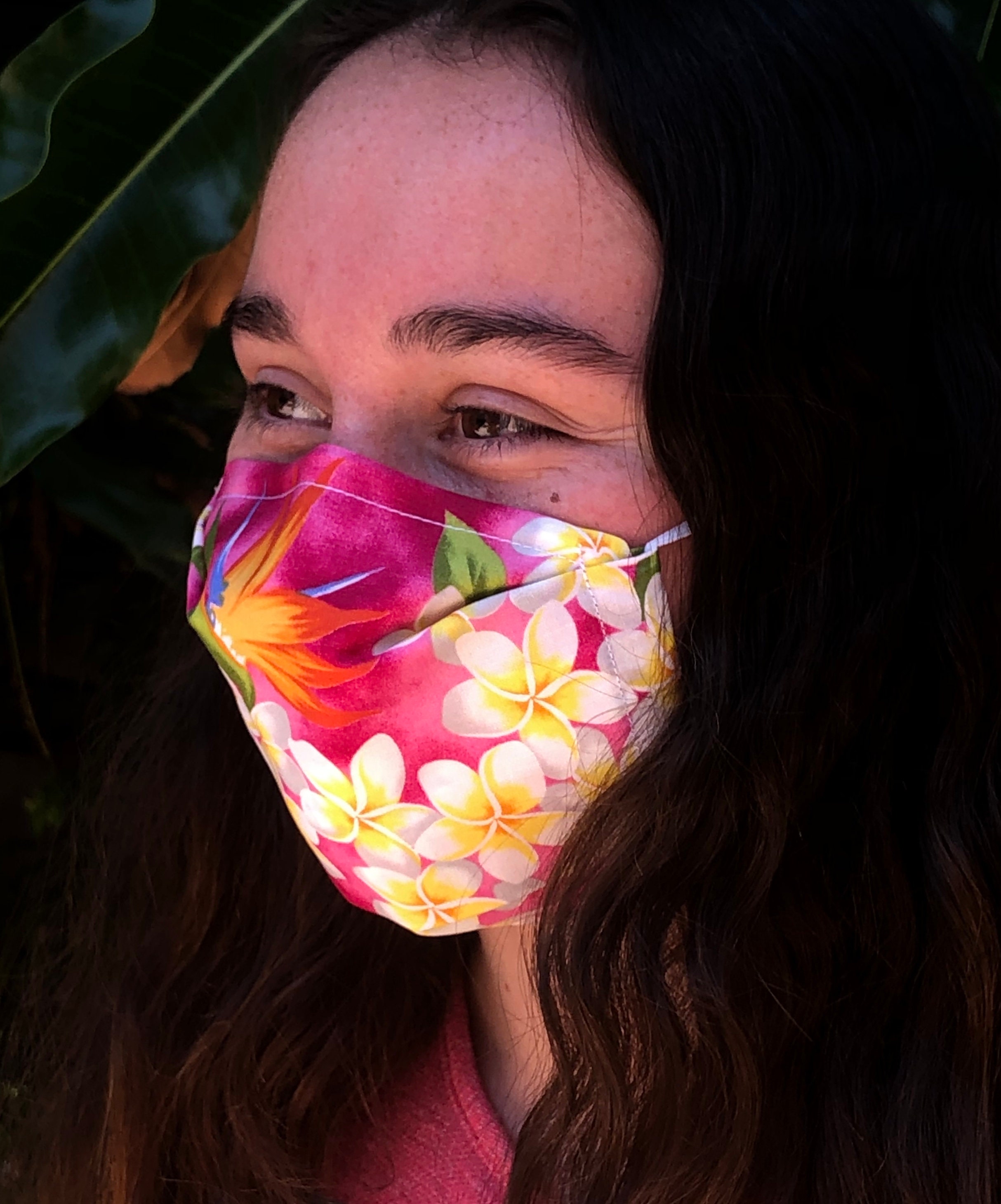 Tropical/Hawaiian Washable Face Mask Face Mask with Filter Etsy