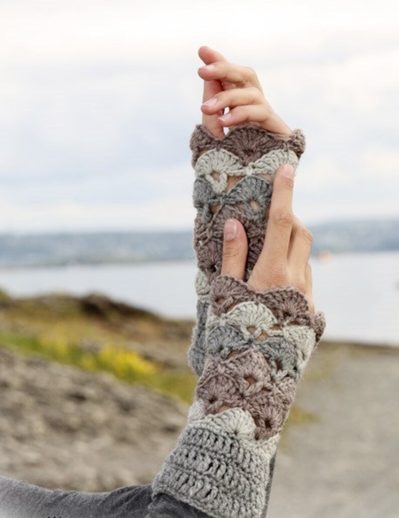 Crochet Lace Fingerless Gloves, Long Lace Gloves, Lace Wrist Warmers, Crochet Lace Warmers, Crochet Arm Warmers, Steampunk Wrist Cuffs Lace image 1