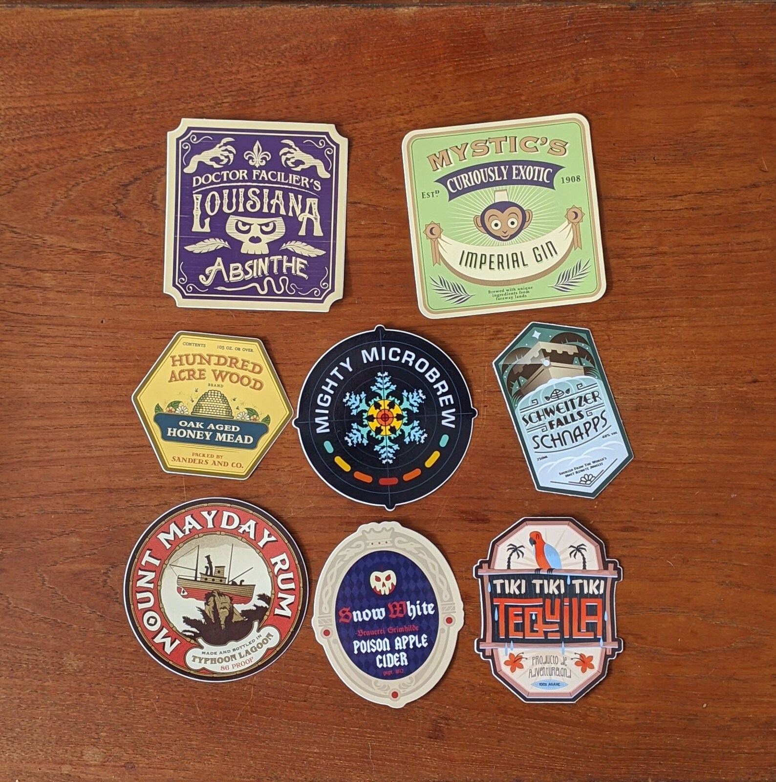 Liquor Stickers 8 Pack | Etsy