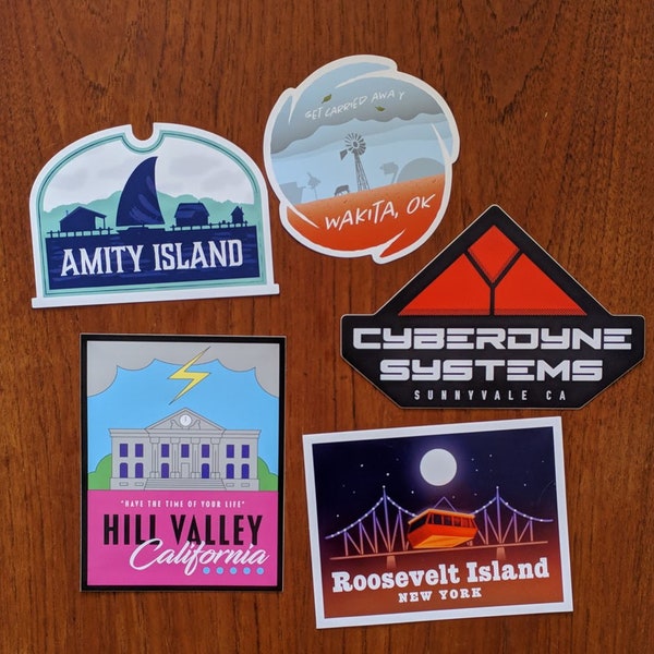 Universal Travel Stickers - Series A