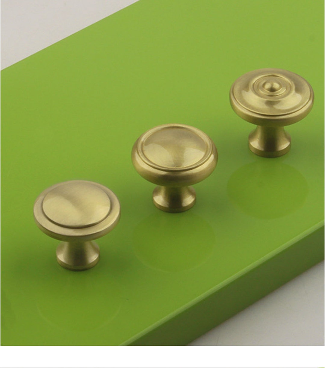 Brass Knob Midcentury Modern Knob Knob CAB004 Etsy Singapore
