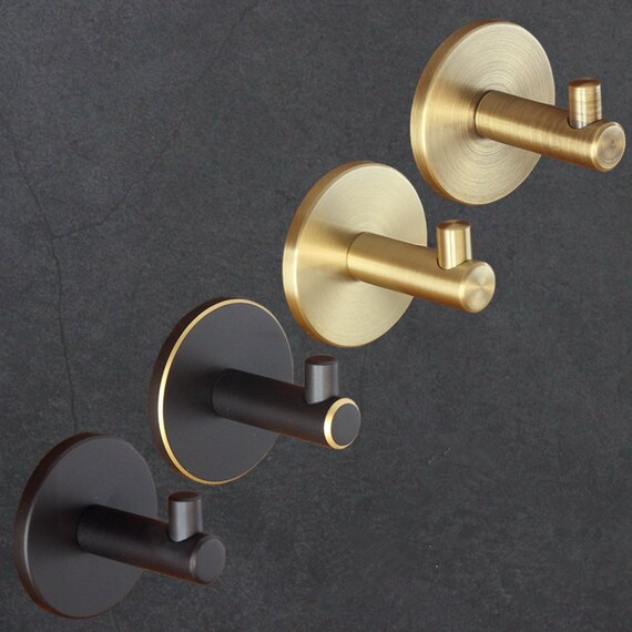 Brass wall hooks modern sale